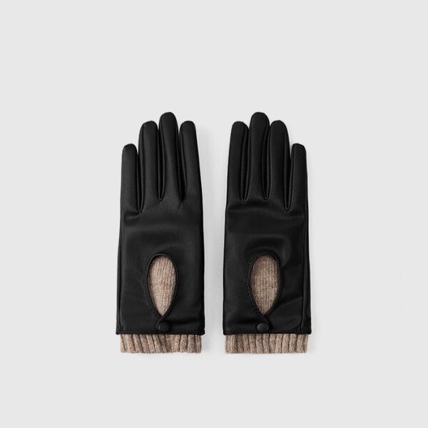 Short combined gloves