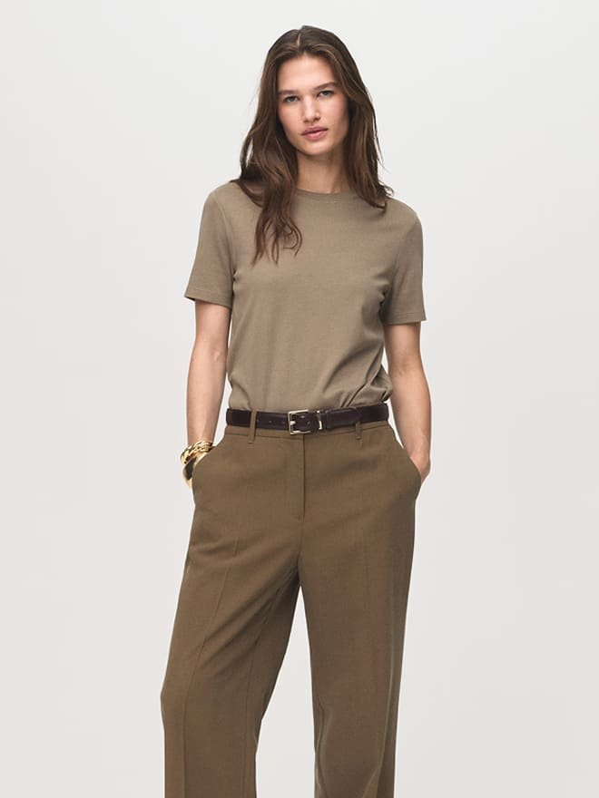 Cotton Short-Sleeved T-Shirt