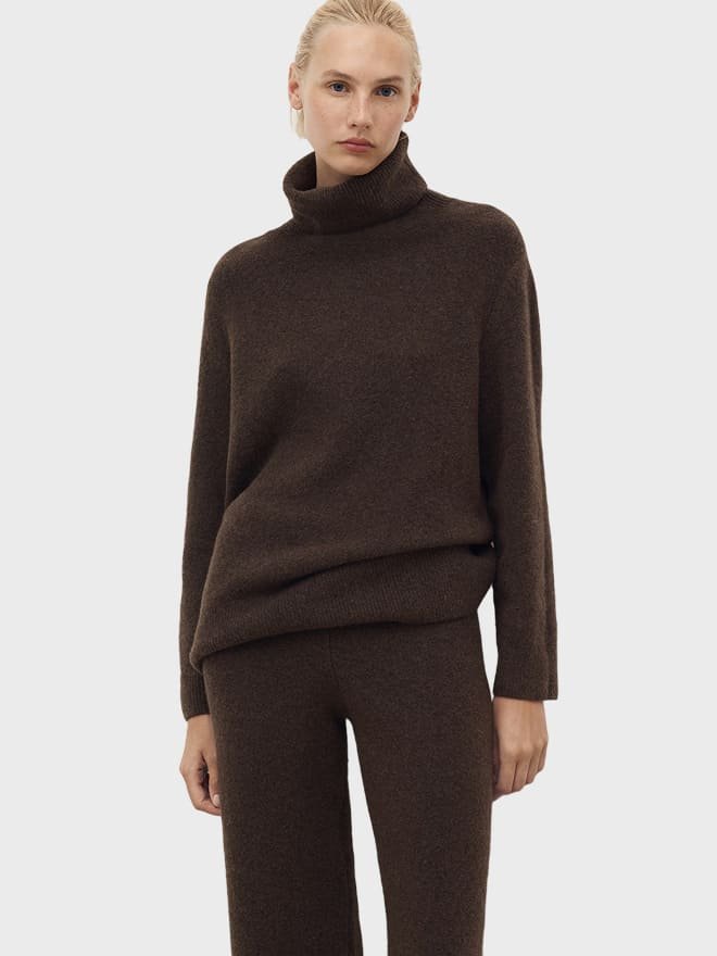 Turtleneck Knit Sweater