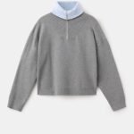 Turtleneck Sweater With Zip